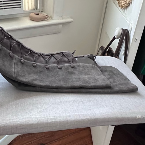 Vince Camuto Gray Over the Knee Boots suede - Picture 3 of 9